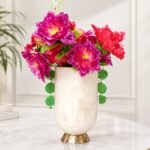 Resin Snow Flower Vase